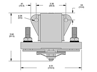 102 Series - Contactors - Dimensional Picture