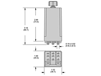 235 Series - Adjustable Current Sensors - Dimensional Picture