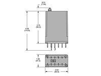 236TD /237 Series - Time Delay Relays Dimensional Picture