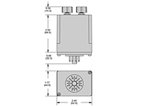 236 Series - Adjustable Voltage Sensors - Dimensional Picture