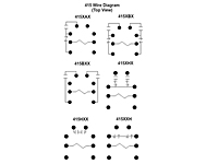 415 Series - Screw Terminals - Wiring Diagram