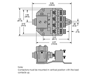 48 Series - General Purpose Relays - Dimensional Picture