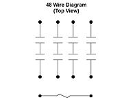 48 Series - General Purpose Relays - Wiring Diagram