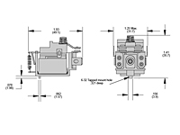 88UKD Series - Miniature Open Style Power Relays - Dimensional Picture