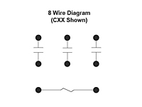 8 Series - Screw Terminal Power Relays - Wiring Diagram