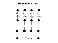 PM Series - Open Style Power Relays - Wiring Diagram